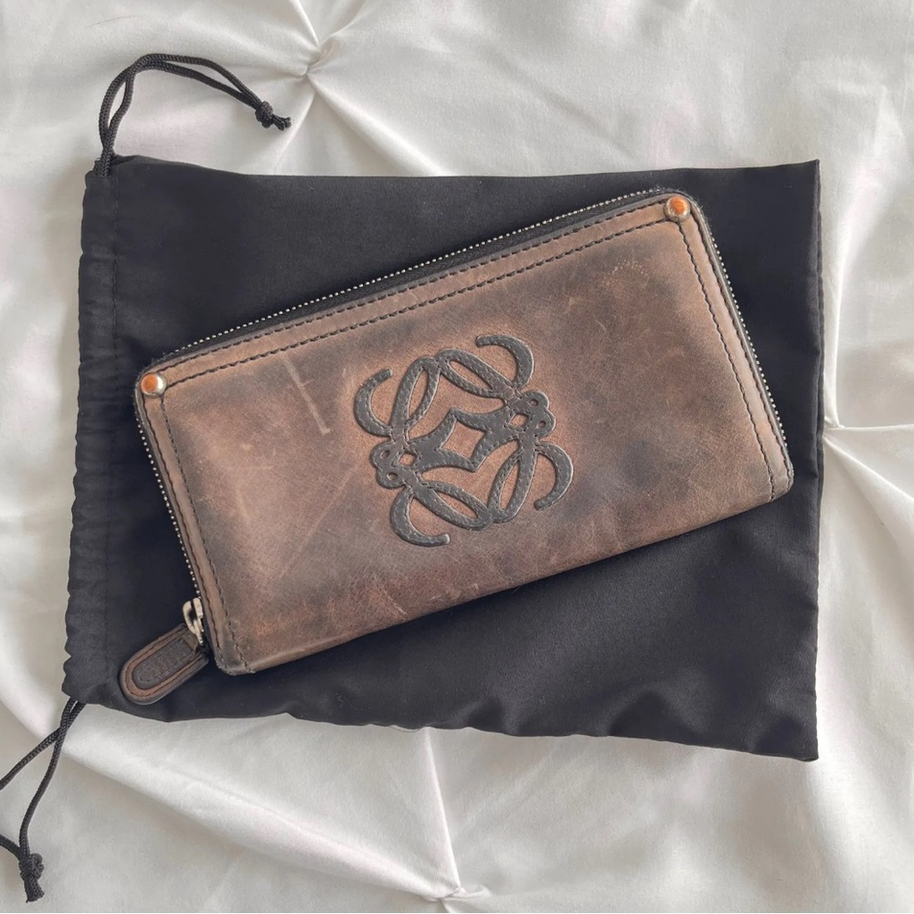 Loewe Brown Leather Wallet